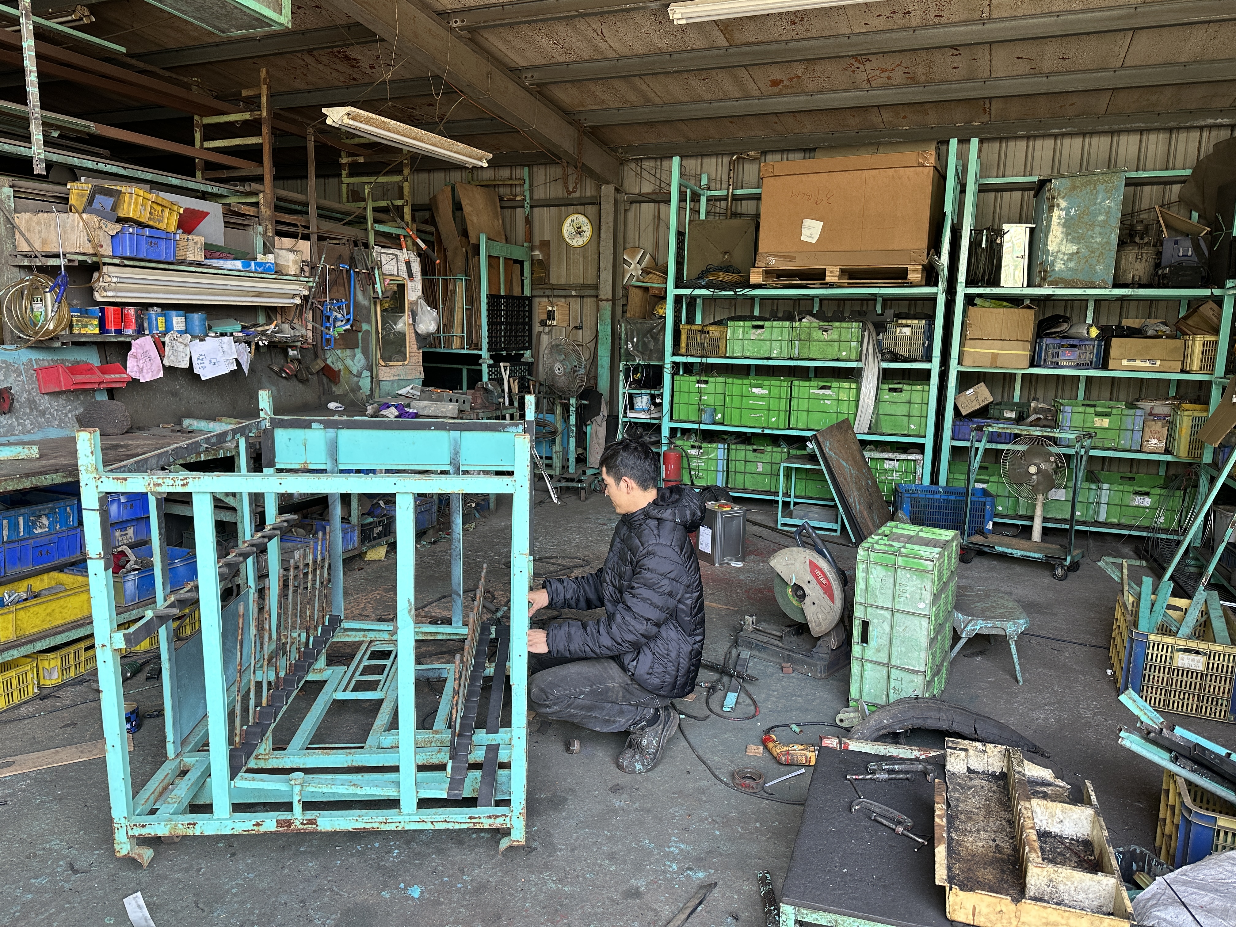 自製台車治具開發，瑞全企業內部設計製作搬運容器
